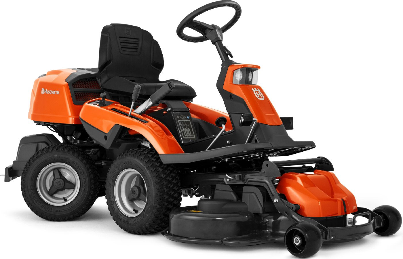 Tondeuse frontale professionnelle Husqvarna R 216T AWD Combi 94 pack hiver avec lame à neige et bande de caoutchouc – modèle 2025-Neuf