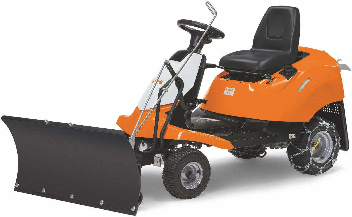 Tondeuse autoportée STIHL RT 4082 pack hiver avec lame à neige et chaînes à neige – modèle 2025-Neuf